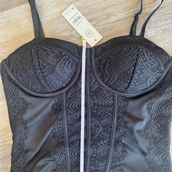 No Boundaries Black Lace Bustier Top - Picture 4 of 11